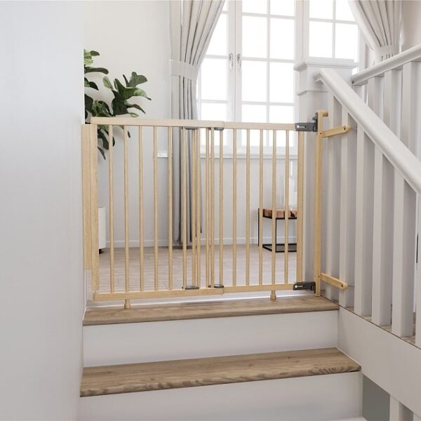 BabyDan Adjust Pro Stair Gate Baluster Edition magas biztonsági rács, fa, 74,5-114 cm, m.81cm