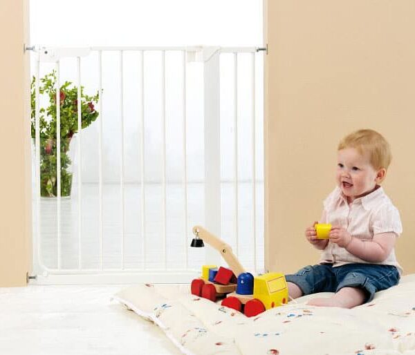 Babydan Danamic biztonsági ajtórács 73-80,5 cm, fehér